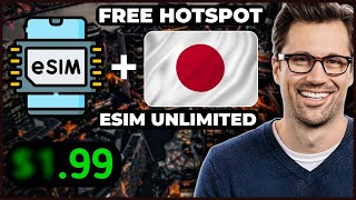 Best Unlimited Data ESIM In Japan Free Hotspot [upl. by Atika]