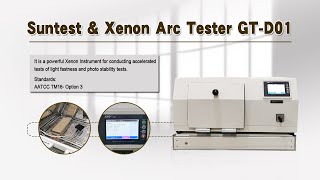 AATCC TM16 Suntest amp Xenon Arc Tester [upl. by Osi]