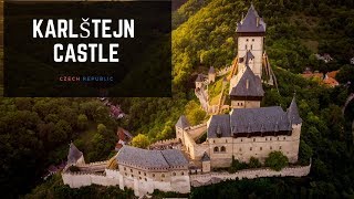 Karlštejn Castle  Gothic Castle near Prague Czech Republic [upl. by Anesor]