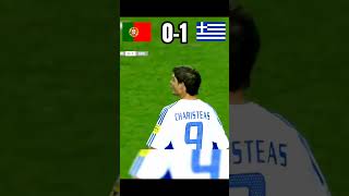 PORTUGAL 🇵🇹 Vs 🇬🇷 GREECE  EURO FINAL 04  PORTUGAL HAVE YOUNG RONALDO DECO FIGO RUI COSTA BUT 💀🤡 [upl. by Rasla278]