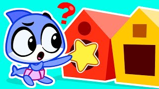 Lets Learn Colors and Shapes ⭐ Baby Learning with Baby Sharks ⭐ Best Educational Cartoons [upl. by Tica683]