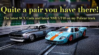 Newest SCX Cuda amp newest NSR GT40 [upl. by Noble]