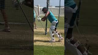 Babar azam batting practices in net cricketbabarazam pakistancricket [upl. by Nnelg]