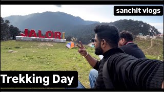 Trekking Day in Jalori Pass  Sanchit vlogs [upl. by Aicatsal38]