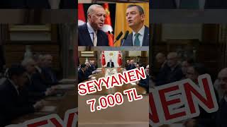 SEYYANEN 7000 TL ZAM SON DAKİKA Emekli ekonomi [upl. by Neural]