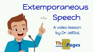 Extemporaneous Speech Video Lesson by JellSoL [upl. by Ramirolg]