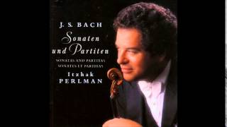 Itzhak Perlman Bach Sonata No1 in G minor BWV 1001 [upl. by Avilo]