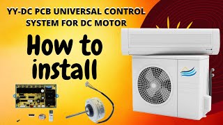 How to install universal PCB Board in split ac all wiring connections in Tamil [upl. by Siclari699]