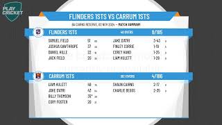 Flinders 1sts v Carrum 1sts [upl. by Hagai]