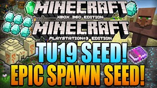 ★ Minecraft Xbox 360 TU19 Seeds EPIC SPAWN SEED 6 Diamonds 3 Villages at Spawn Xbox 360PS3 [upl. by Primrosa]