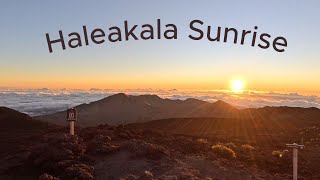 Haleakala Sunrise 10000 feet above sea level [upl. by Aysa]