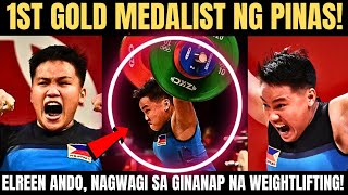 WOW  3rd GOLD MEDALIST ng PILIPINAS sa 2024 PARIS OLYMPICS Elreen Ando  FULL PERFORMANCE [upl. by Ycam444]