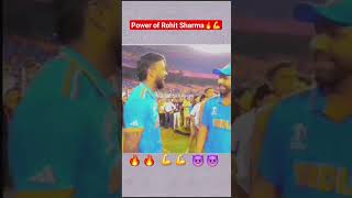 🔥Rohit Sharma attitude reaction👿cricket lovercricket cricketfan [upl. by Htebasil]