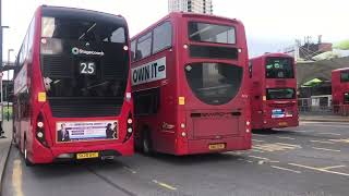 Buses at Stratford bus station 1310 [upl. by Herzen]