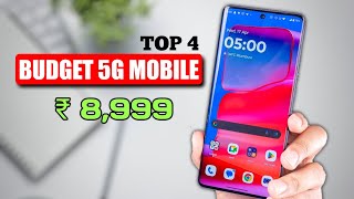 Top 4 best BUDGET 5G phones under 9000 in 2024  4 best Cheapest 5G mobile under 9000 [upl. by Ennayr]