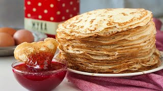 Блины с дырочками на Кефире и Кипятке🥞🍶накипятке блинынакефире [upl. by Aeresed]