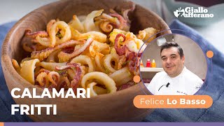 CALAMARI FRITTI al lime – La ricetta dello chef stellato Felice Lo Basso 🤤🦑😍 [upl. by Metzgar841]