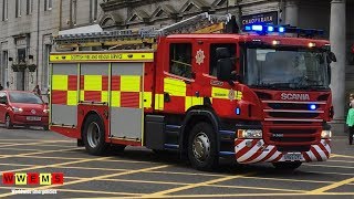 All in 13x Fire engines of the Scottish Fire amp Rescue Service responding with lights and sirens [upl. by Riva]