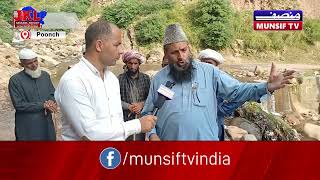 Munsif TV JKL Ground report PoonchDilapidated condition of the road school and hospital problems [upl. by Gilman]