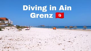 part 1  diving in Ain Grenz kelibia beach 🌊🐙🐟 🇹🇳 بحر عين قرنز قليبية [upl. by Fortunio979]