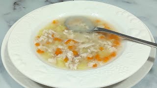 🥄 SOPA CASERA DE POLLO 🍗 CON ESTRELLITAS ⭐️  BEATRIZ COCINA [upl. by Aubin452]