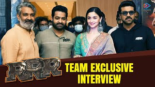 RRR Movie Team Exclusive Interview  Ram Charan  Jr NTR  SS Rajamouli  Pearle Maaney  MFN [upl. by Schonfeld]