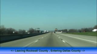 I30W Rockwall To DallasTX I635 [upl. by Judi]