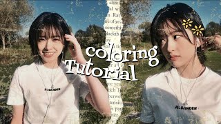 coloring tutorial capcut [upl. by Lilaj]