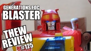 Generations FOC Blaster Thews Awesome Transformers Reviews 125 [upl. by Annwahs]