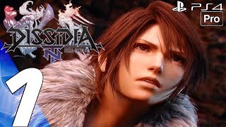 Dissidia Final Fantasy NT  English Walkthrough Part 1  Story Campaign PS4 PRO Full Game [upl. by Nosydam]