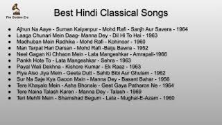 Top Hindi Classical Songs  best Old Classical Songs [upl. by Rakabuba]