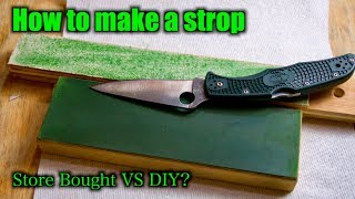 How To Make A Strop For Knife Sharpening SUPER EASY [upl. by Roarke351]