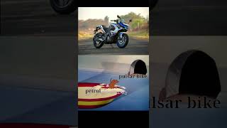 Pulsar Bike in Petrol 😮 30 Mileage 12k views please🙏 1k like please🙏 reels bike viral shorts [upl. by Kolosick21]