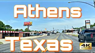 Athens Texas  City Tour amp Drive Thru East Texas [upl. by Malissa]