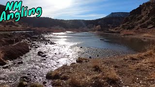 FISHING the RIO CHAMA below ABIQUIU DAM [upl. by Ainadi396]