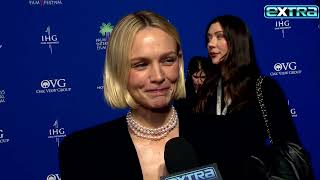 Carey Mulligan RAVES Over Bradley Cooper ‘The Greatest’ Exclusive [upl. by Curnin]