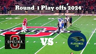 High school football play offs 2024 opelika vs florence alabama 1st round [upl. by Curt]