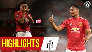 Highlights  Lingard amp Martial confirm Europa League Quarter Final  Manchester United 21 LASK [upl. by Relly]