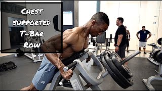 How to Chest Supported T Bar Row [upl. by Ramos33]