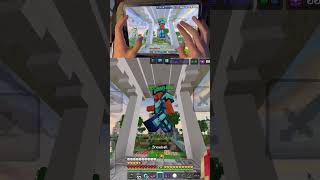 Minecraft MOBILE PvP Combos amp Clutches [upl. by Gearalt]