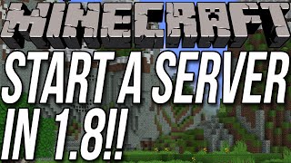 How To Start A Server In Minecraft 18 [upl. by Boniface430]