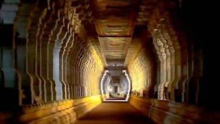 Temple corridor in Rameshwaram Tamilnadu [upl. by Ybok]