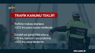 Makas atmak trafik suçu oluyor Yeni trafik cezaları yolda [upl. by Ches]