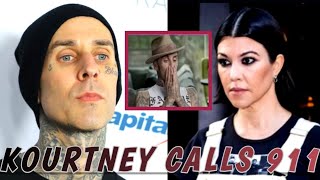 Travis Barker Under Arrest Kourtney Kardashian Calls 911 After Alleged Assault [upl. by Lucho642]