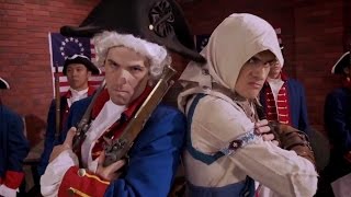 SMOSH  ASSASSINS CREED 3  ПЕСНЯ НА РУССКОМ ОТ ЭЙСА ХАНТЕРА [upl. by Kobi]