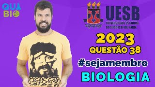 UESB 2023  Questão 38 A transmissão de características hereditárias e o comando e controle de toda [upl. by Iolande]