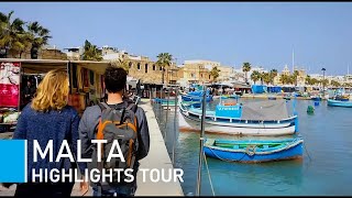 Exploring Valletta Mdina Rabat Marsaxlokk amp Sliema  things You Didnt Know About Malta [upl. by Ylrebmic]