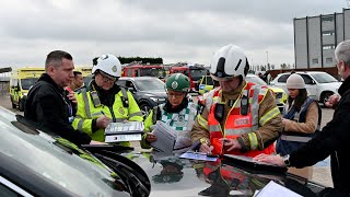 Operation Callicarpa exercise at Silverstone [upl. by Yliram]