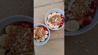 Acai bowl recipe asmr acaibowl [upl. by Thorpe769]