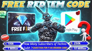 Free Redeem Code QueAns खेलके🤑 Best Google Play Code App😱😊 [upl. by Aikyt429]